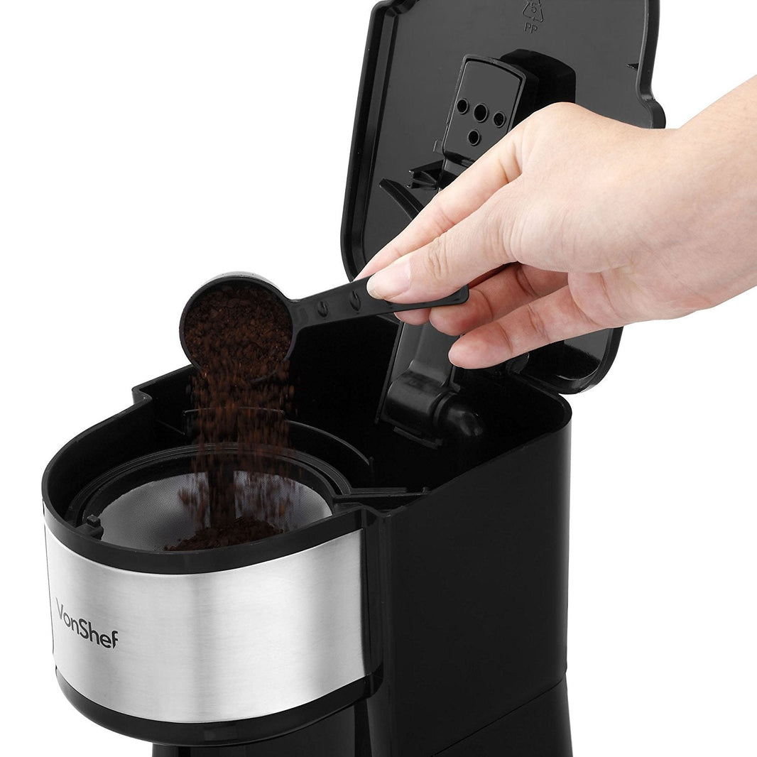 Vonshef 13166 One - Cup Coffee Maker for 220 Volts - 220 - Electronics
