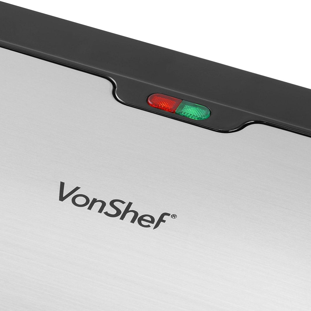 Vonshef 13177 Two - in - One Sandwich and Waffle Maker for 220 Volts - 220 - Electronics
