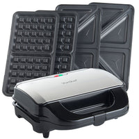 Vonshef 13177 Two - in - One Sandwich and Waffle Maker for 220 Volts - 220 - Electronics