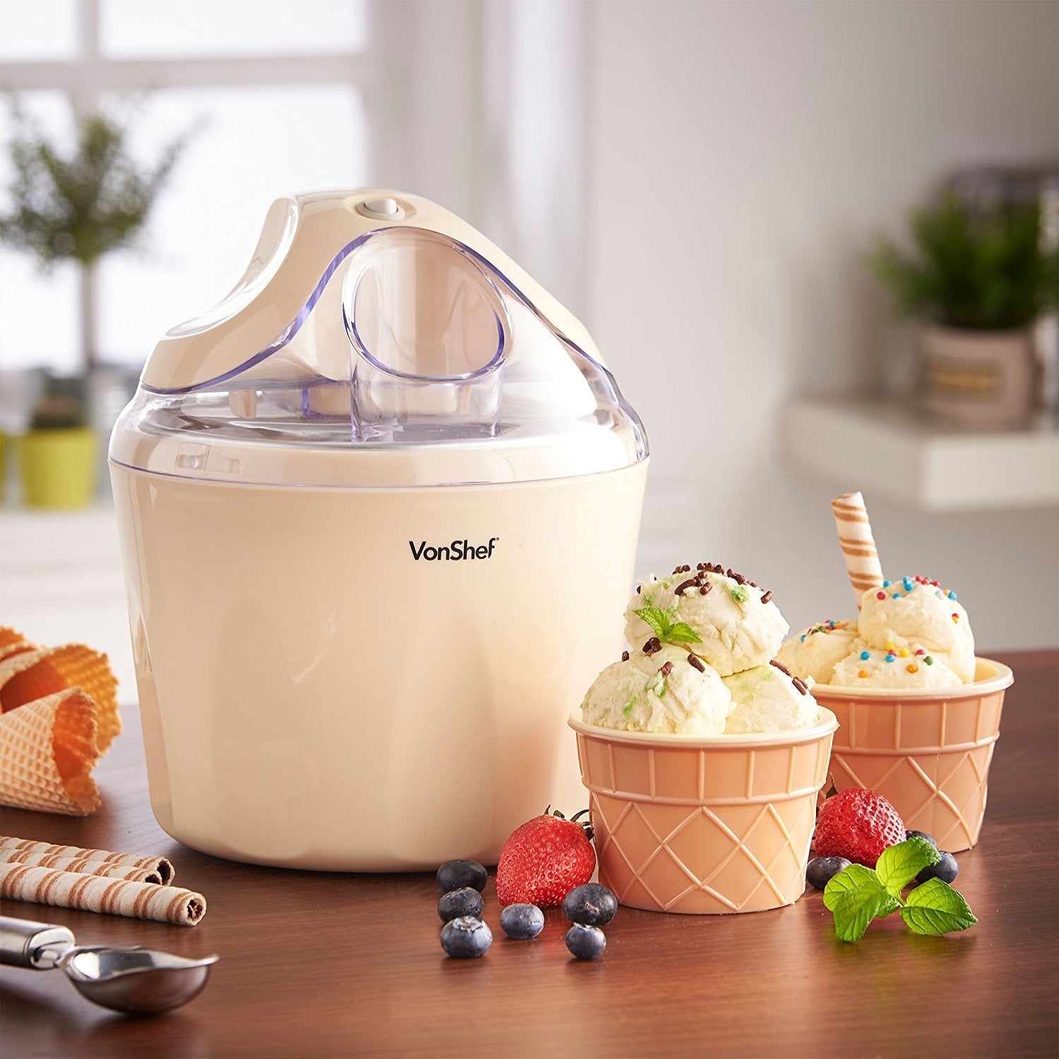 Vonshef 13245 Ice Cream Maker for 220 Volts - 220 - Electronics