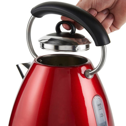 Vonshef 1.7L Pyramid Red Cordless Kettle 13349 for 220 - 240 volts - 220 - Electronics