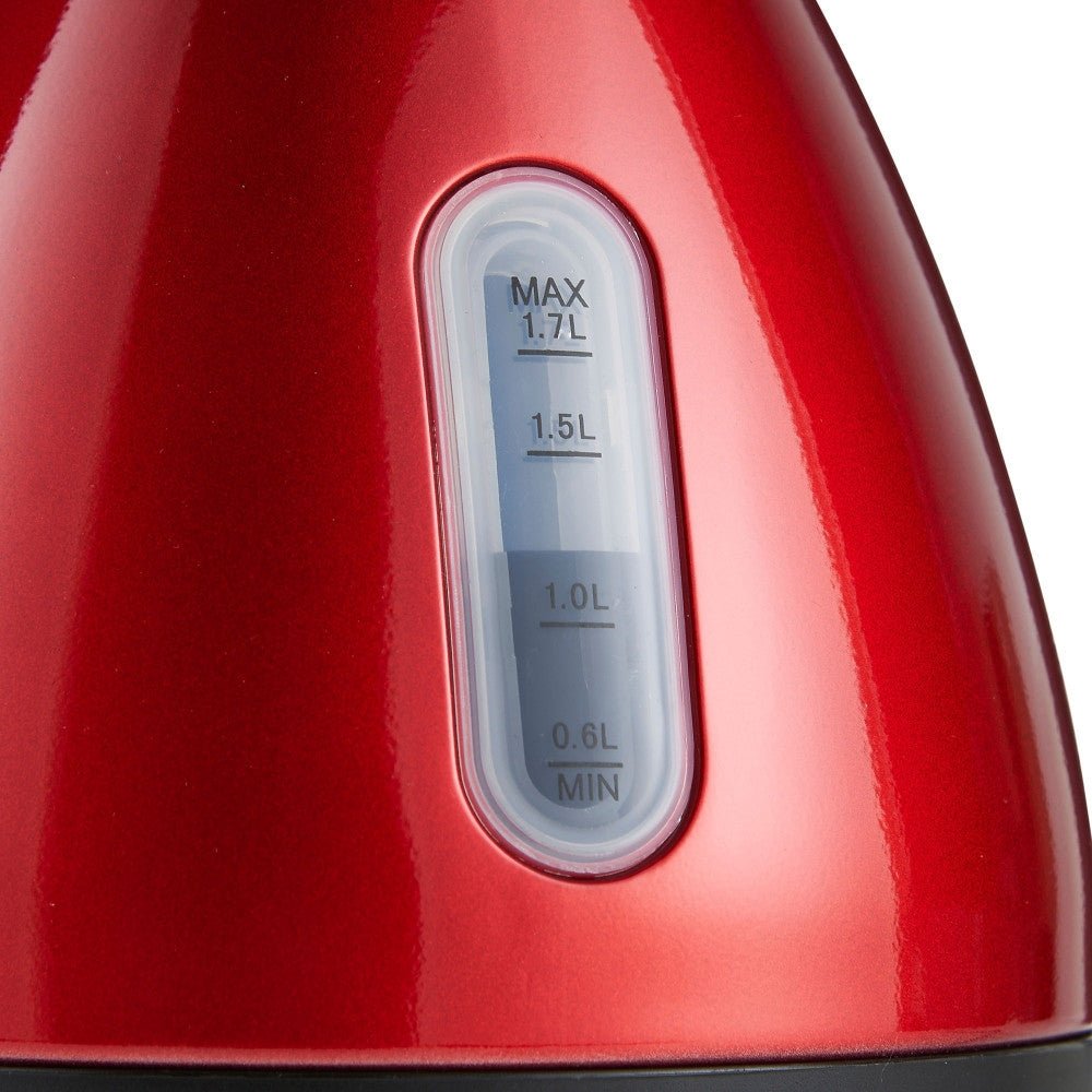 Vonshef 1.7L Pyramid Red Cordless Kettle 13349 for 220 - 240 volts - 220 - Electronics