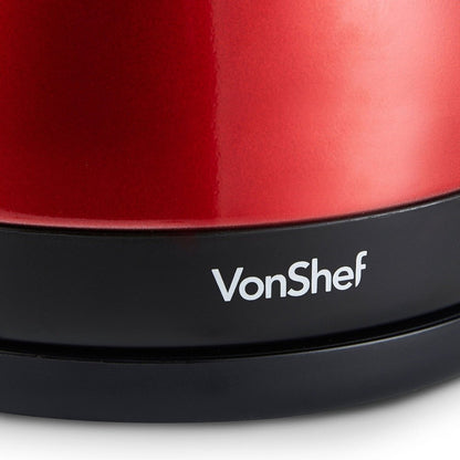 Vonshef 1.7L Pyramid Red Cordless Kettle 13349 for 220 - 240 volts - 220 - Electronics