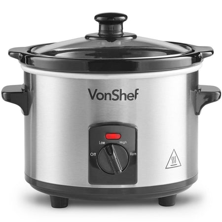 Vonshef 220 Volt 1.5L Slow Cooker crockpot 13337 Small - Sized 220v 240 Volts - 220 - Electronics