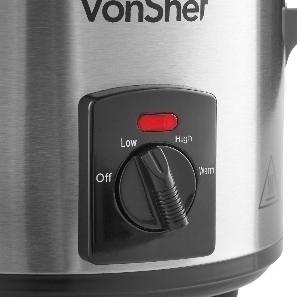 Vonshef 220 Volt 1.5L Slow Cooker crockpot 13337 Small - Sized 220v 240 Volts - 220 - Electronics