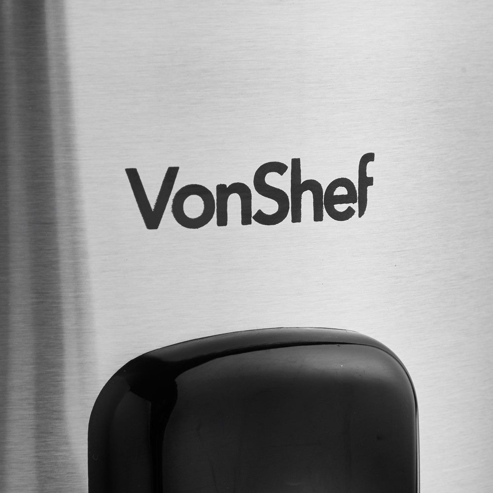 Vonshef 220 Volt 1.8L Rice Cooker Steamer with stainless steel housing, Non - Stick 13343 220 - 240 Volts - 220 - Electronics