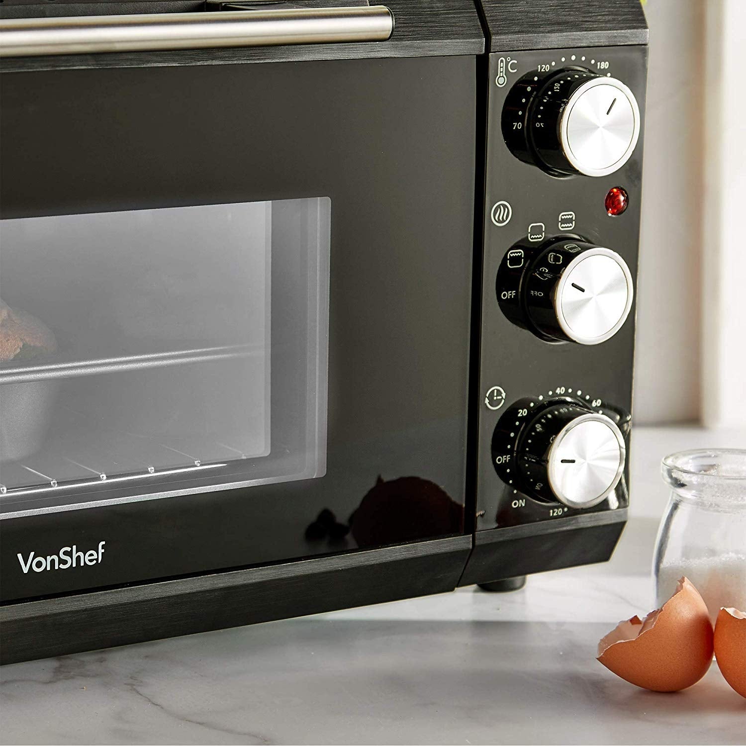 Vonshef 220 Volt 20L Toaster Oven 220v 240Volts 2000003 - 220 - Electronics