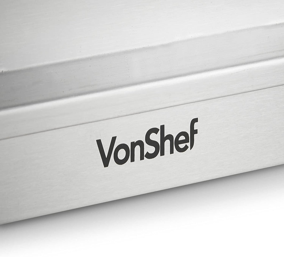 Vonshef 220 volt 3 pan buffet server warming pan buffet electric chafing dish 2013321 220v 240 volts - 220 - Electronics