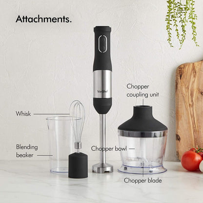 Vonshef 220 volt 3in1 hand blender 200067 220v 240 volts Powerful 800 watts - 220 - Electronics