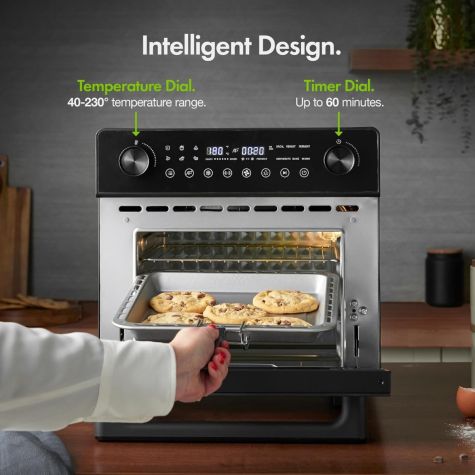 Vonshef 220 volt air fryer oven 18 Liter Convection oven rotisserie 14 - in - 1 Airfryer toaster bake model 2501014 Air Fryer oven 220v 240 volts - 220 - Electronics