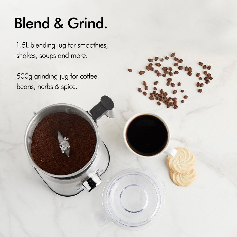 VonShef 220 volt Blender and Grinder 1000 Watts Glass Jar 2000087 220v 240 volts 50 hz - 220 - Electronics