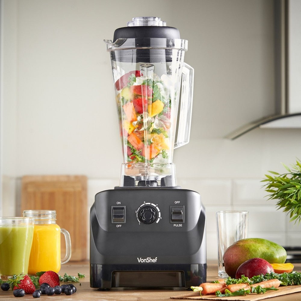 Vonshef 220 Volt Blender Professional 1500W 13315 like Vitamix 220v 240 volts - 220 - Electronics