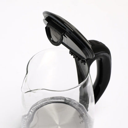 VonShef 220 volt cordless Glass Kettle 2200 Watts 1.7 Liter Glass Kettle 2000154 220v 240 volts 50 hz - 220 - Electronics