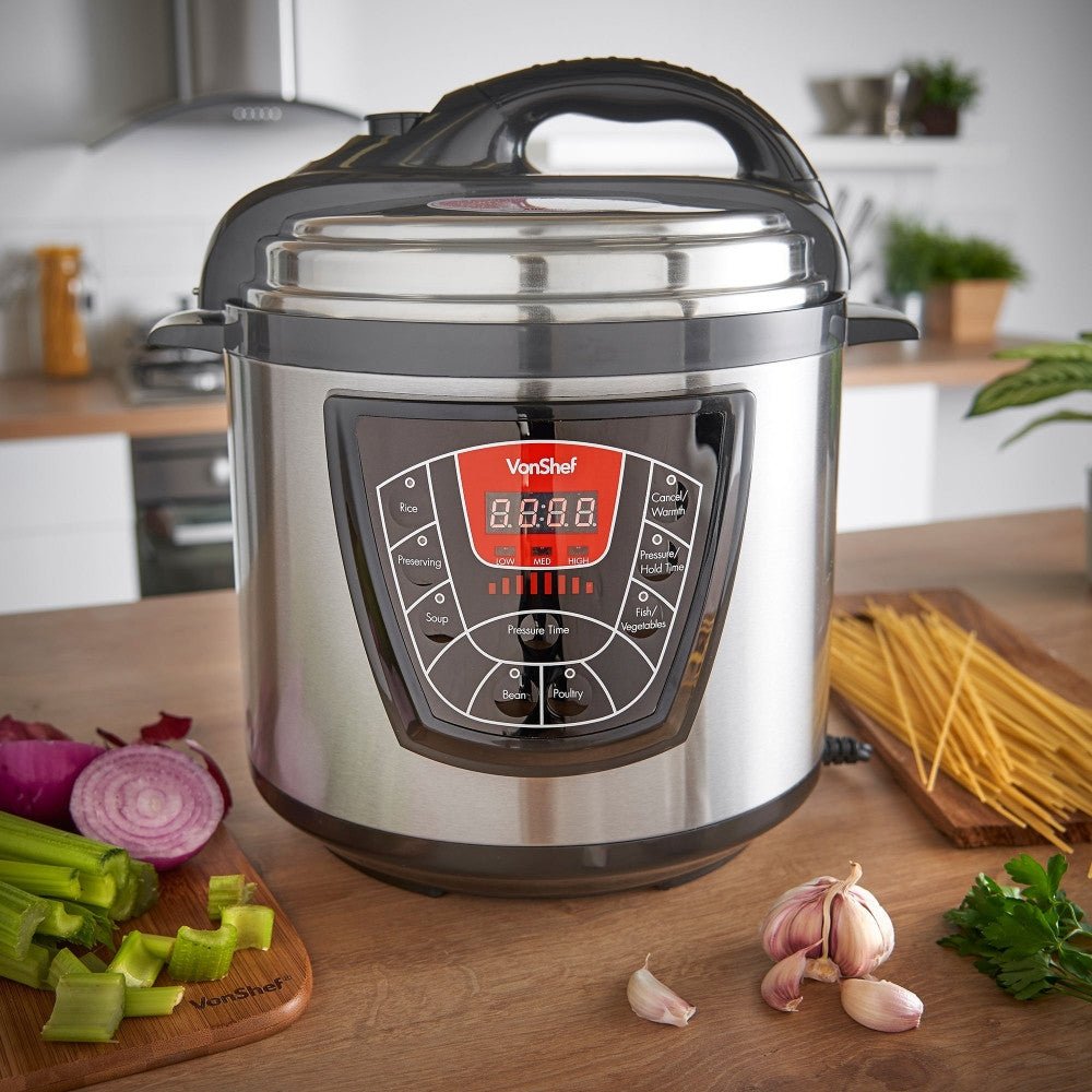 Vonshef 220 Volt Digital Electric Pressure Cooker 13333 220v 240 Volts Like Instapot - 220 - Electronics