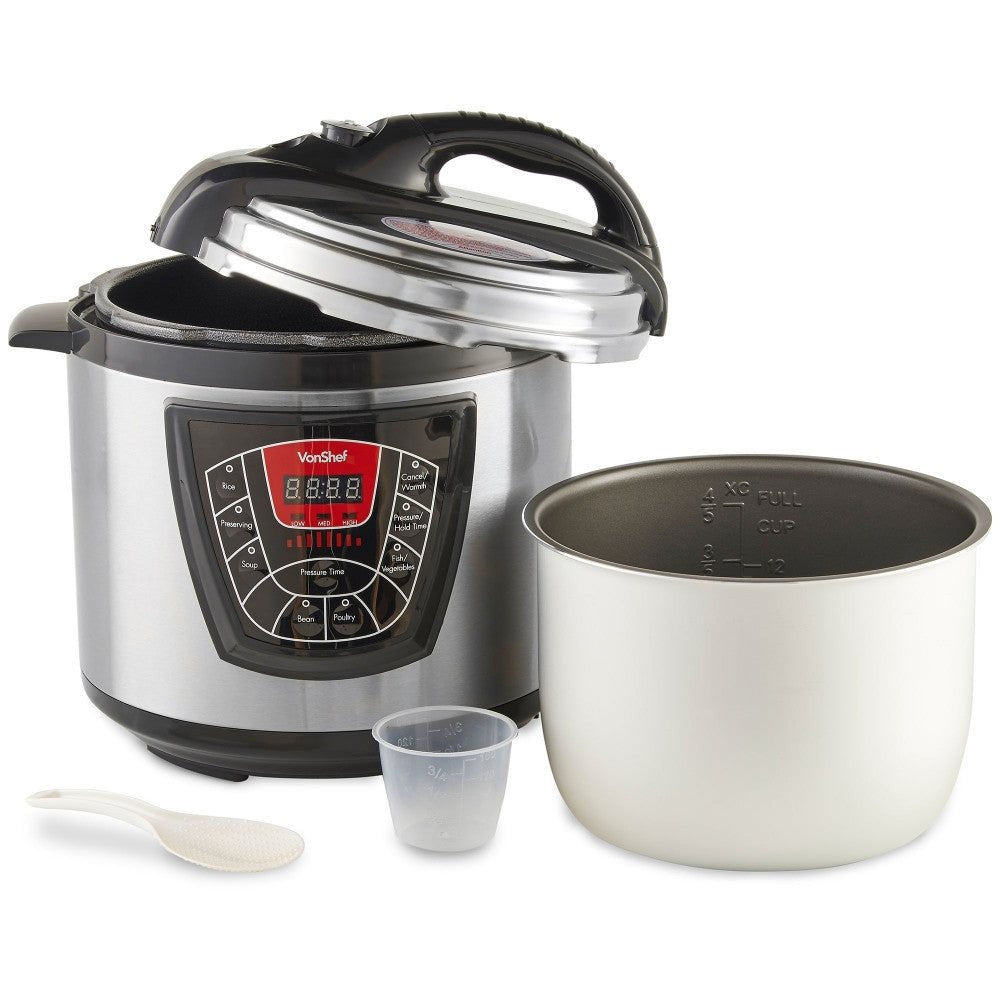 Vonshef 220 Volt Digital Electric Pressure Cooker 13333 220v 240 Volts Like Instapot - 220 - Electronics