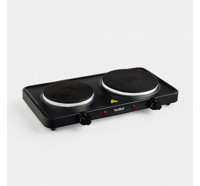 Vonshef 220 volt Double Hot Plate Electric burner 2000118 220v 240 volts - 220 - Electronics