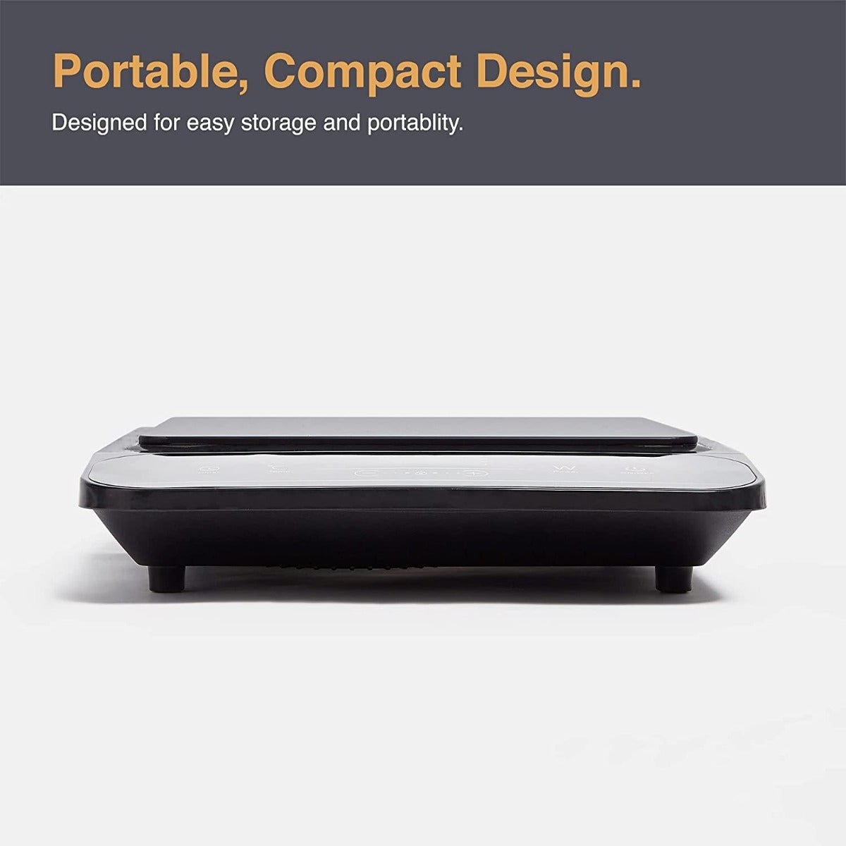 Vonshef 220 Volt Electric Induction Cooktop Hotplate 2000W with Digital LED Display 220v 240 Volt 2000157 - 220 - Electronics