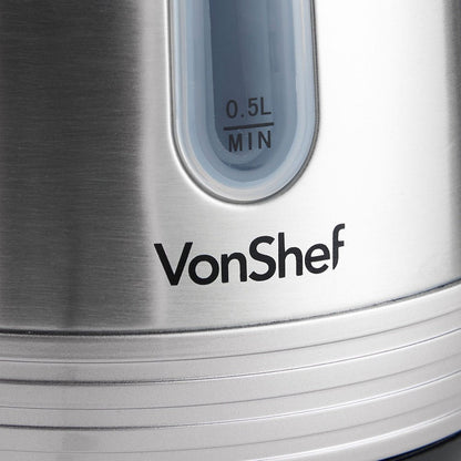 Vonshef 220 Volt Electric Kettle Cordless 1.7 Liter 13346 220 - 240 Volts - 220 - Electronics
