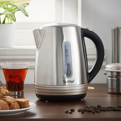 Vonshef 220 Volt Electric Kettle Cordless 1.7 Liter 13346 220 - 240 Volts - 220 - Electronics