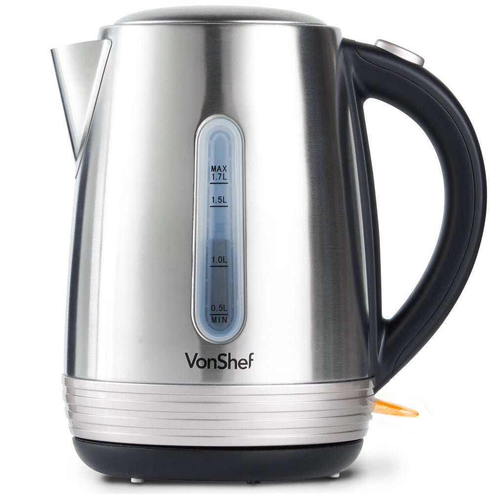 Vonshef 220 Volt Electric Kettle Cordless 1.7 Liter 13346 220 - 240 Volts - 220 - Electronics