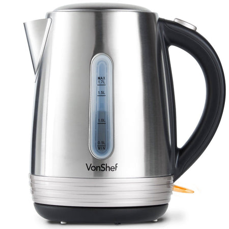 Vonshef 220 Volt Electric Kettle Cordless 1.7 Liter 13346 220 - 240 Volts - 220 - Electronics