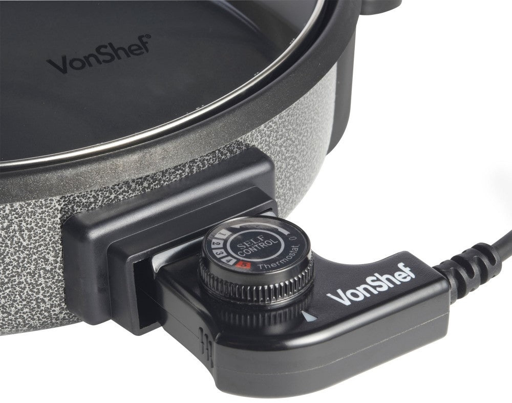 Vonshef 220 Volt Electric Pot Grill Hot - Plate Skillet 220v 240 Volts 07031 - 220 - Electronics