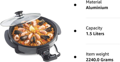 Vonshef 220 Volt Electric Pot Grill Hot Plate Skillet 220v 240 Volts 2007088 - 220 - Electronics