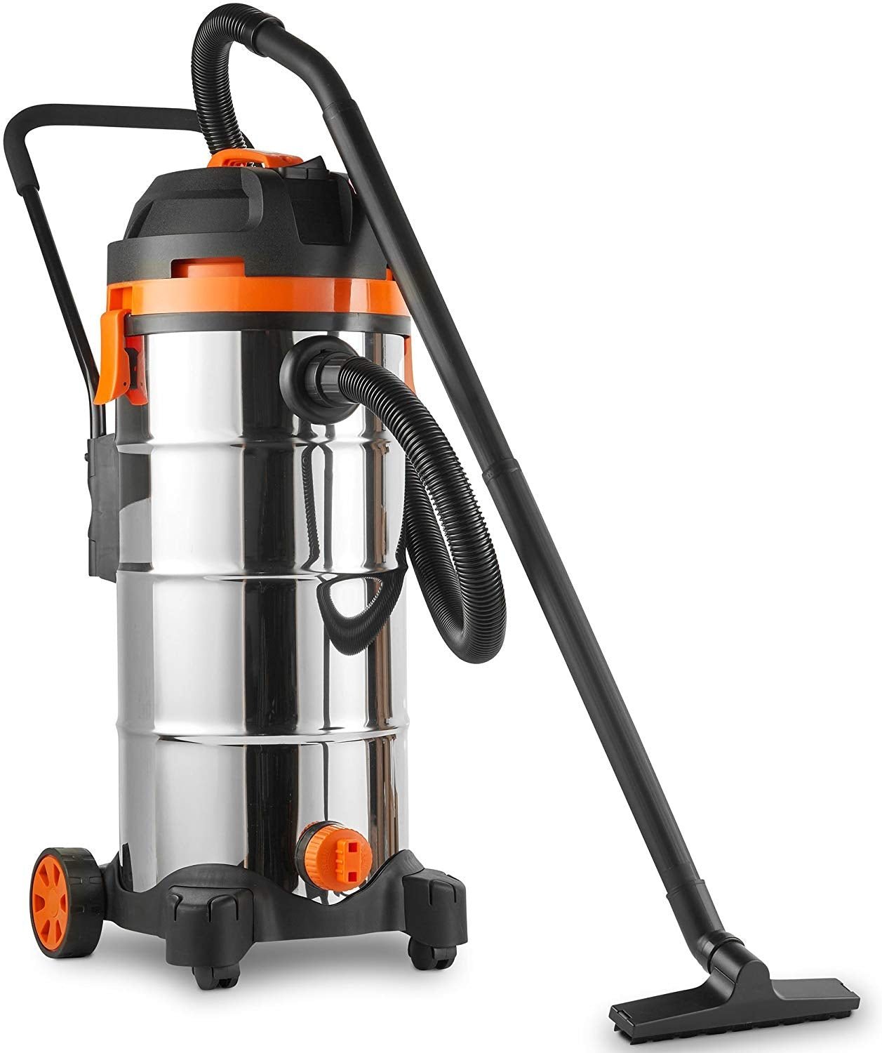 Vonshef 220 volt Extra large wet dry drum vacuum shop vac 45 Liter 220