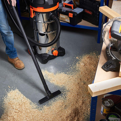 Vonshef 220 volt Extra large wet dry drum vacuum shop vac 45 Liter 220v 240 volts 50 hz model 15188 - 220 - Electronics