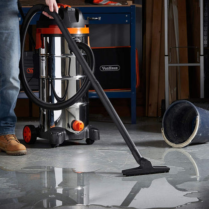 Vonshef 220 volt Extra large wet dry drum vacuum shop vac 45 Liter 220v 240 volts 50 hz model 15188 - 220 - Electronics