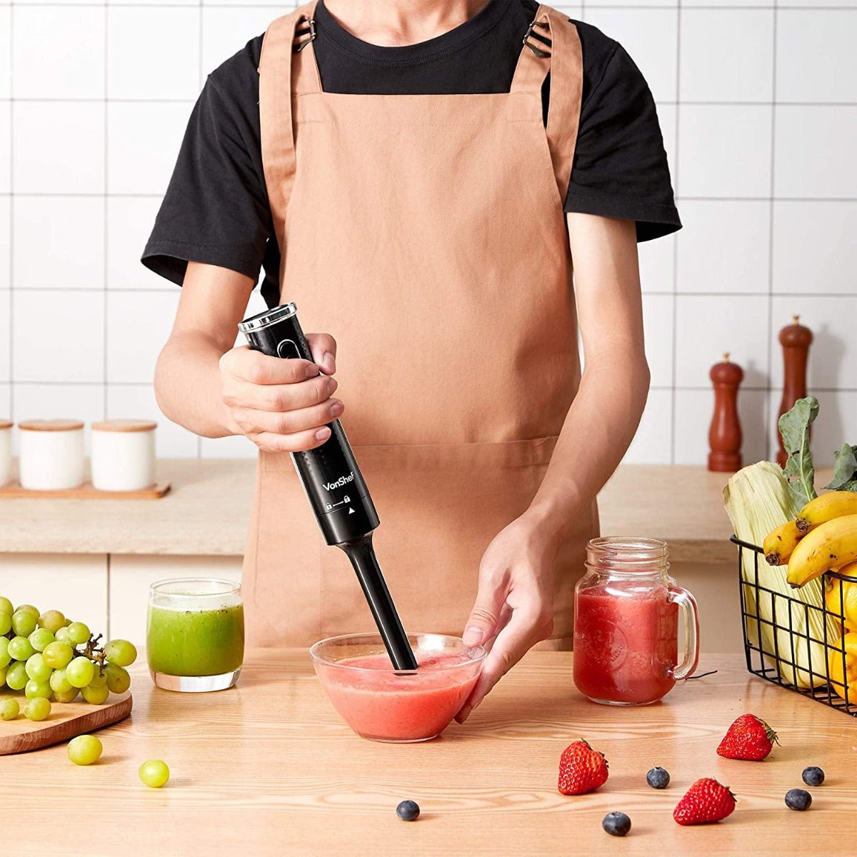 Vonshef 220 volt hand blender 220v 240 volts 200 watts 2000134 - 220 - Electronics