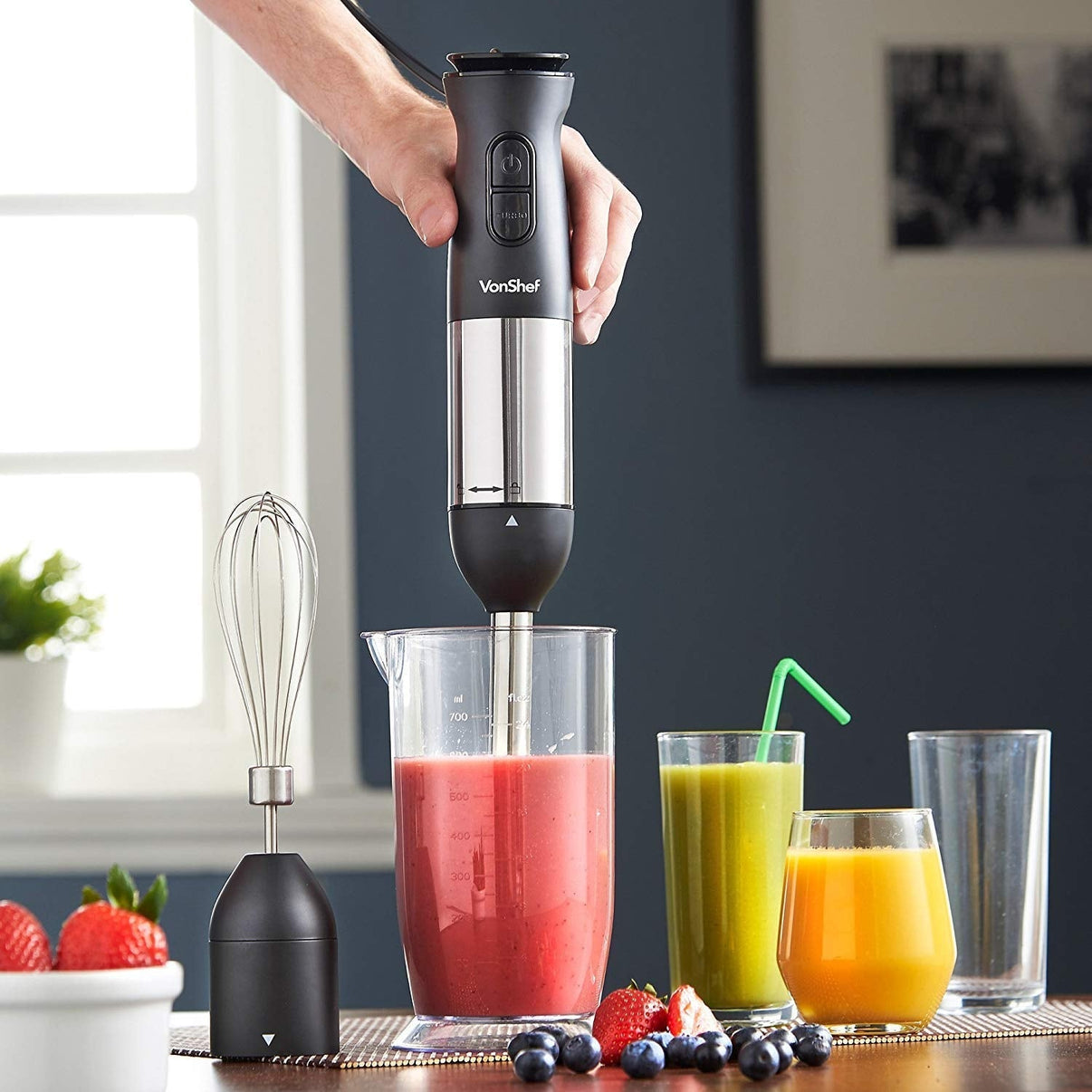 Vonshef 220 volt hand blender 50314 220v 240 volts Powerful watts - 220 - Electronics