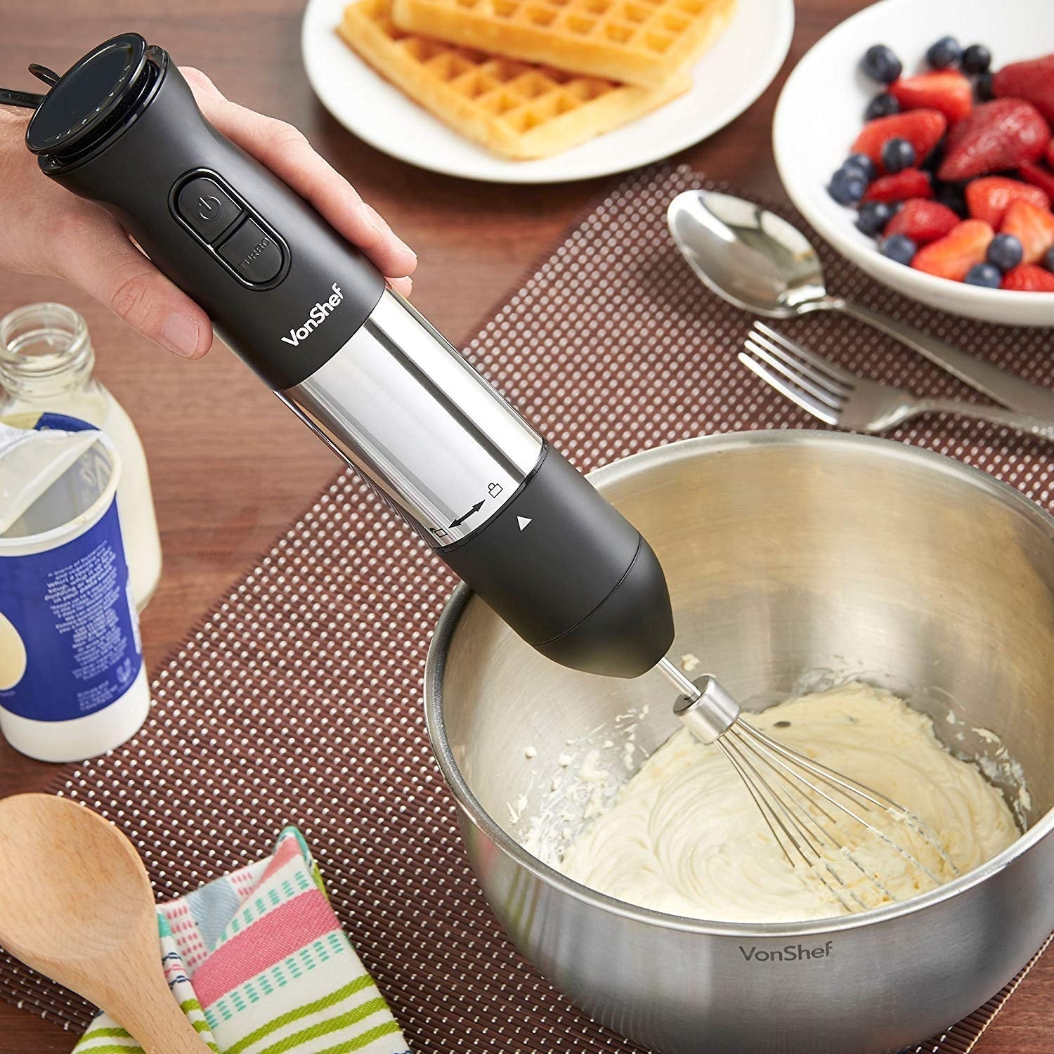 Vonshef 220 volt hand blender 50314 220v 240 volts Powerful watts - 220 - Electronics
