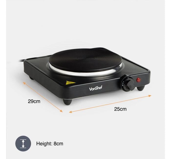 Vonshef 220 volt Hot Plate Electric burner 2000117 220v 240 volts cooker - 220 - Electronics