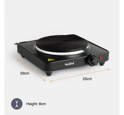 Vonshef 220 volt Hot Plate Electric burner 2000117 220v 240 volts cooker - 220 - Electronics
