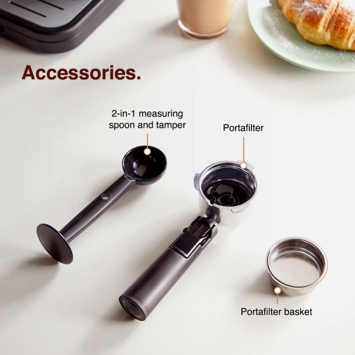 Vonshef 220 volt Pro espresso machine 15 Bar 220v 240 volts 2000098 cappuccino coffee maker - 220 - Electronics