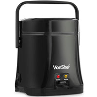 Vonshef 220 Volt Small Personal Rice Cooker Steamer 13342 220v 240 Volts - 220 - Electronics