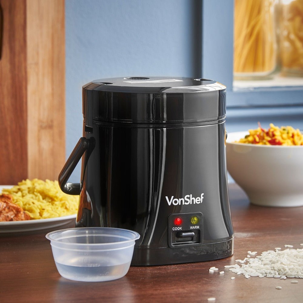 Vonshef 220 Volt Small Personal Rice Cooker Steamer 13342 220v 240 Volts - 220 - Electronics