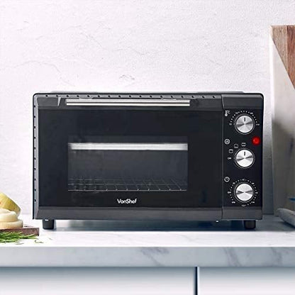 Vonshef 220 volt Toaster oven 35L mini oven grill bake roast 220v 240 volts 50 hz model 2000005 - 220 - Electronics