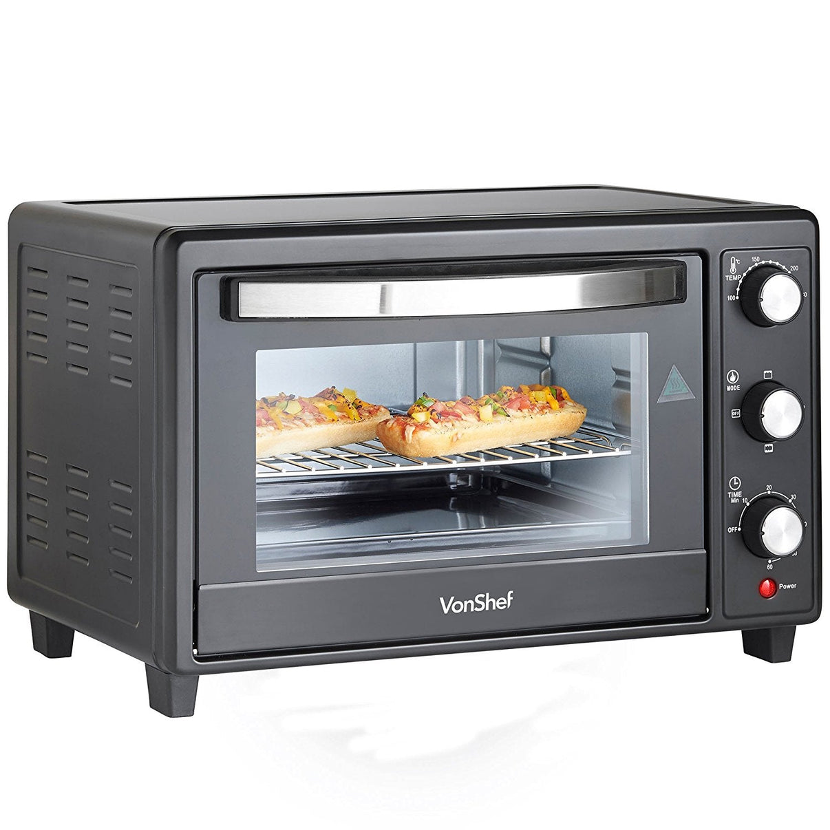 Vonshef 220 volts 30 Liter Toaster Oven with Convection Grill 220 240 volt 50 hz 13216 - 220 - Electronics