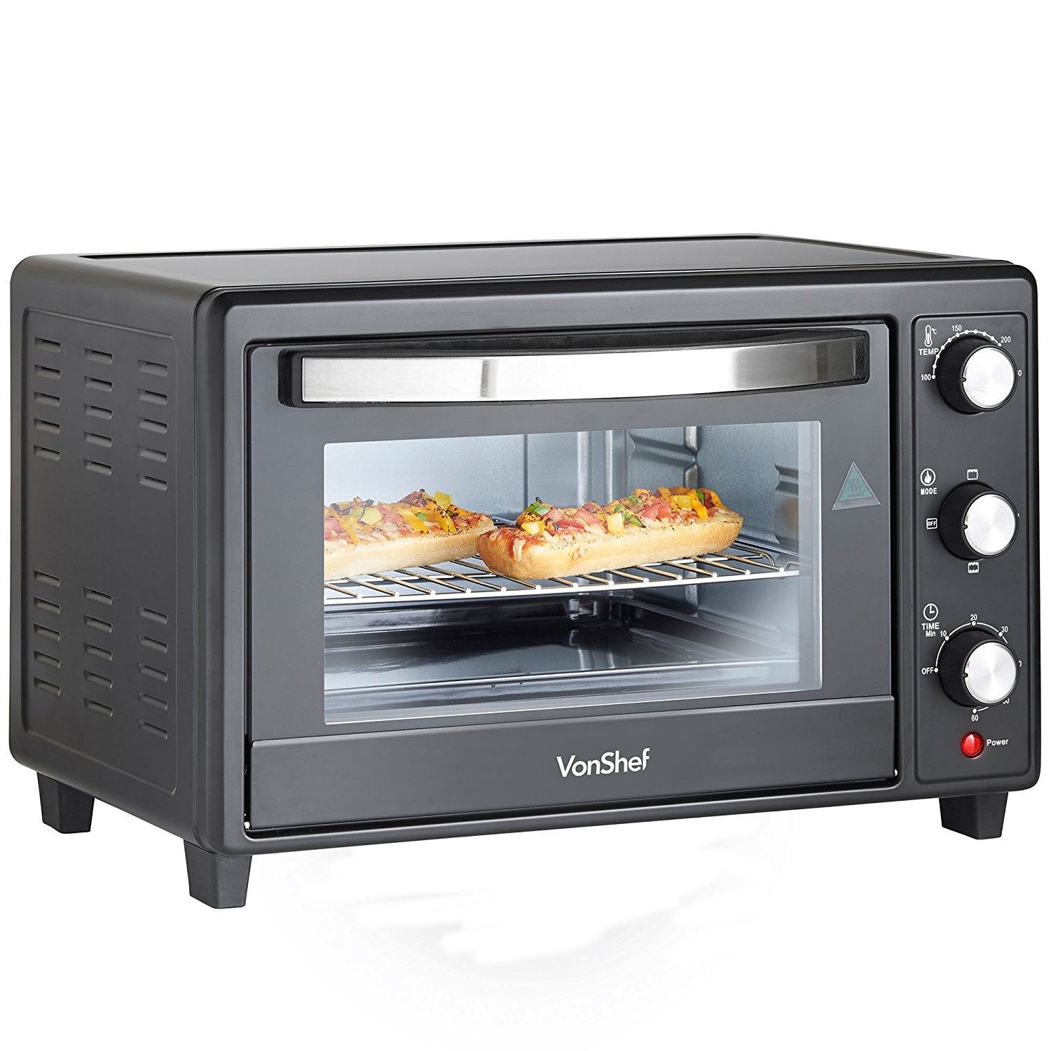 Vonshef 220 volts 30 Liter Toaster Oven with Convection Grill 220 240 volt 50 hz 13216 - 220 - Electronics