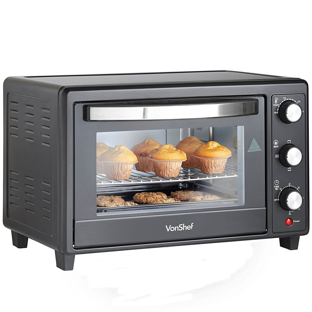 Vonshef 220 volts 30 Liter Toaster Oven with Convection Grill 220 240 volt 50 hz 13216 - 220 - Electronics