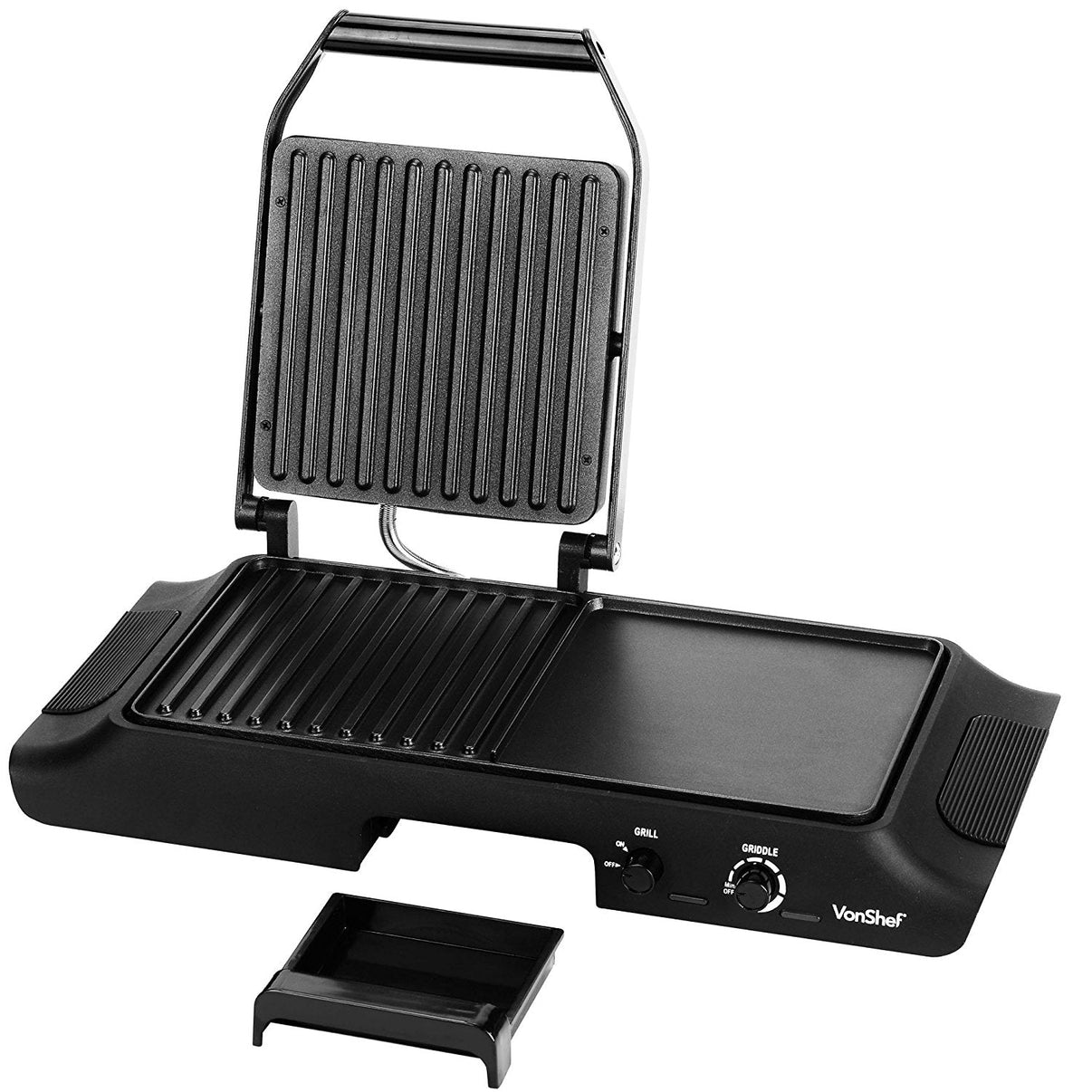Vonshef 220 Volts 50 Hz Electric Grill, Panini Press and Griddle 13100 - 220 - Electronics