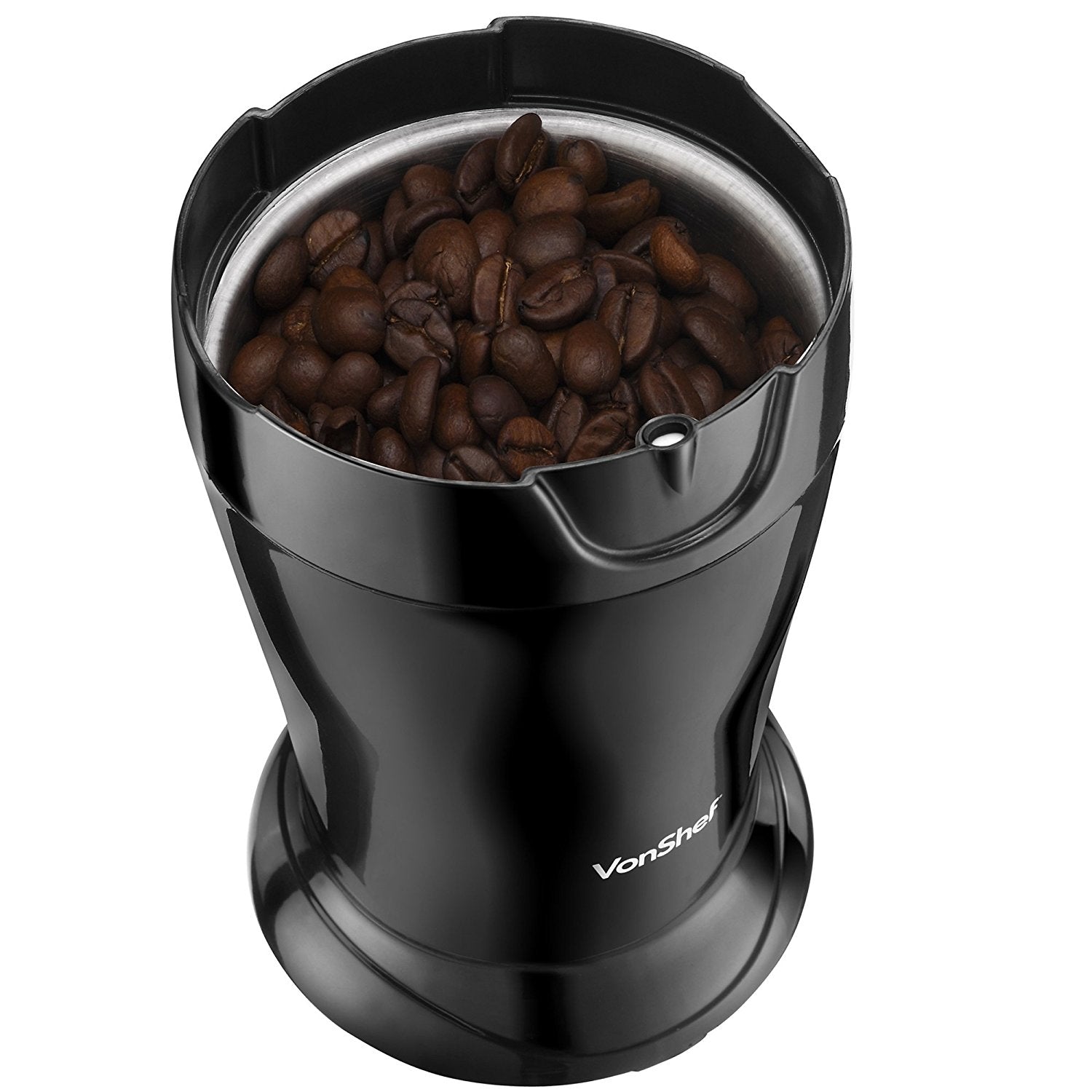 Vonshef 220 volts coffee grinder / spice grinder 220 / 240 volts Stainless steel blades 50 60 hz 13119 - 220 - Electronics