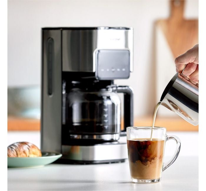 Vonshef 220 volts digital programmable 12 cup coffee maker with permanent filter 2000096 and hot plate 220v 240 volts - 220 - Electronics
