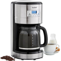 Vonshef 220 - volts Digital Programmable Coffee Maker with Permanent Filter and Hot Plate 13167 - 220 - Electronics