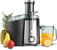 Vonshef 220 volts juicer 800 watts high power 220v 240 volt Juice extractor 2000085 extra wide 2 speed settings fruits and vegetables - 220 - Electronics