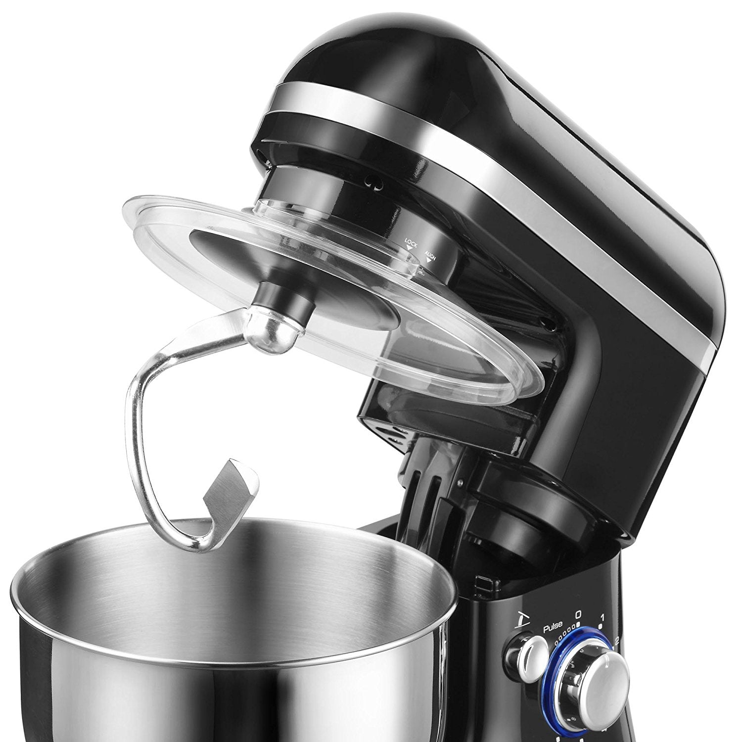VonShef 220 volts Stand Mixer 650 watts with Dough Hook, Beater, whisk, & Splash Guard 220 240 volt 50 hz 13133 - 220 - Electronics