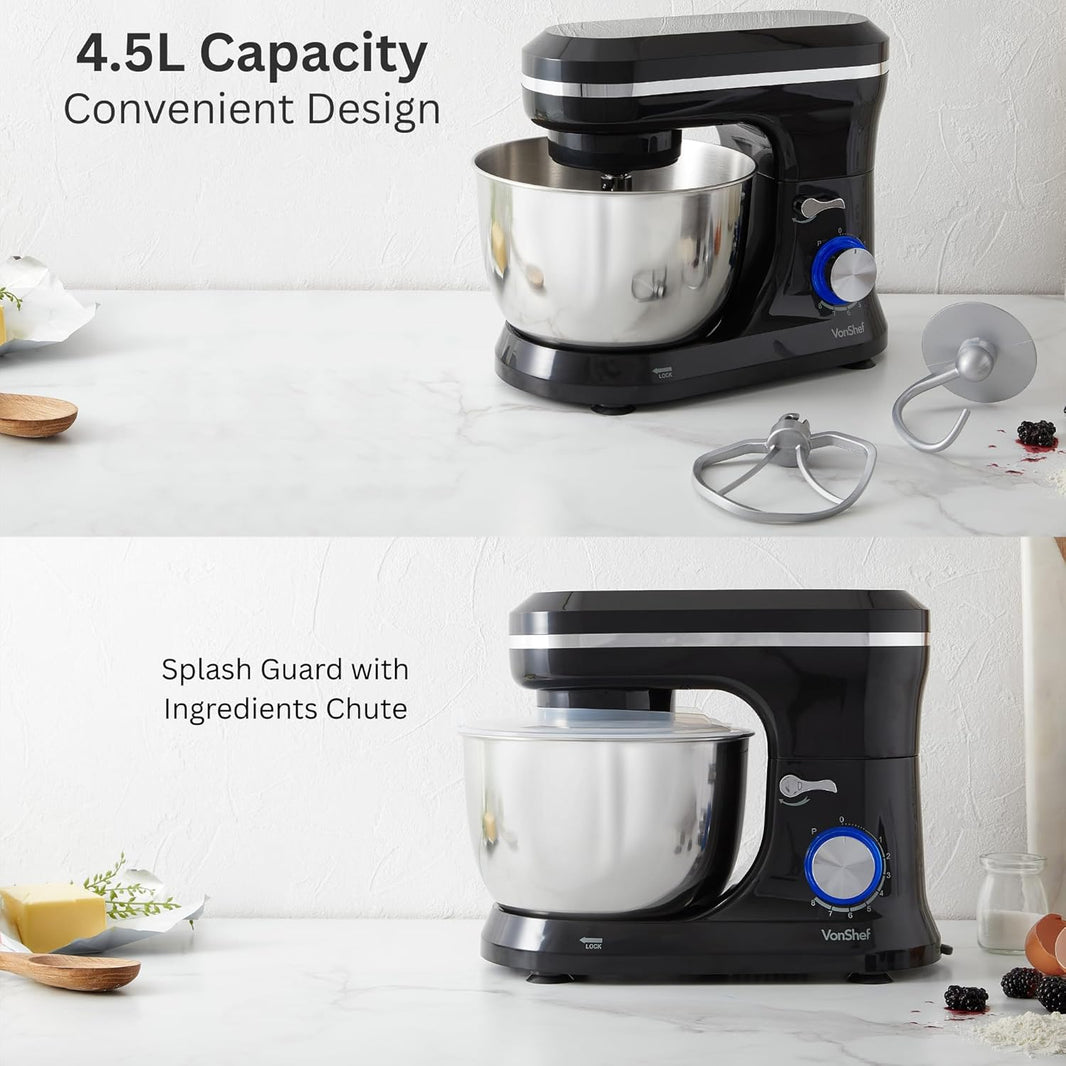 Vonshef 220 volts Stand Mixer heavy duty 1000 watts 220v 50 hz 2000030 - 220v volt electronics