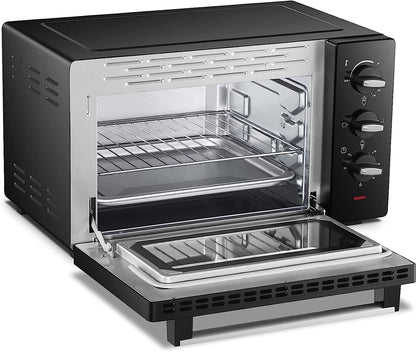 Vonshef 220 volts Toaster Oven 23 liter with baking tray and wire rack 1400watts 220v 240 volt mini oven 2000145 - 220 - Electronics